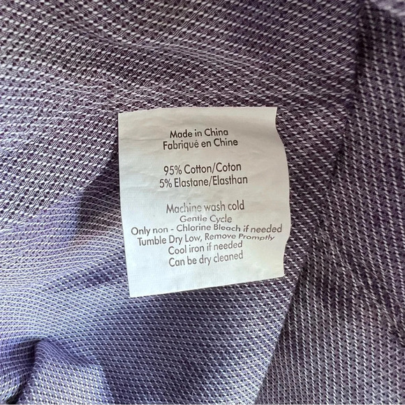 John Varvatos Men’s Long Sleeve Button Down Shirt - Picture 8 of 12